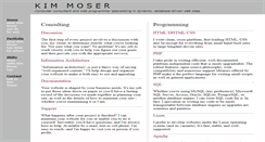 Desktop Screenshot of kmoser.com